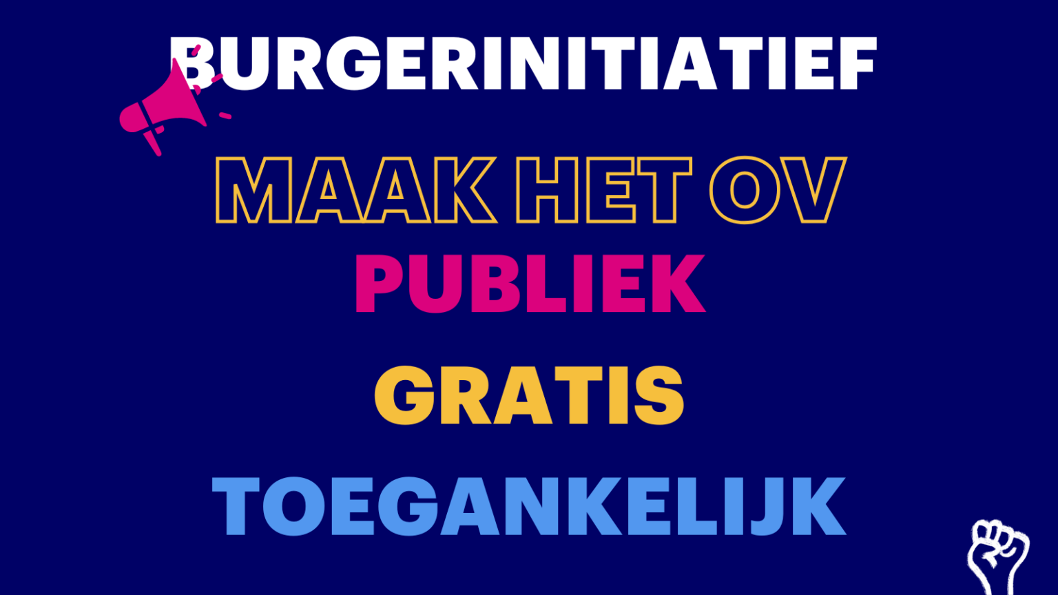 Steun Het Burgerinitiatief Voor Een Gratis En Toegankelijk Openbaar ...